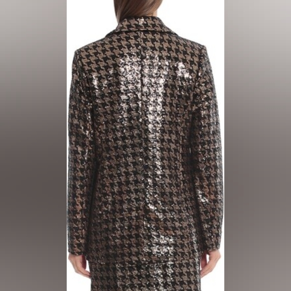 Bagatelle Collection Sequin Houndstooth Blazer - Picture 6 of 7